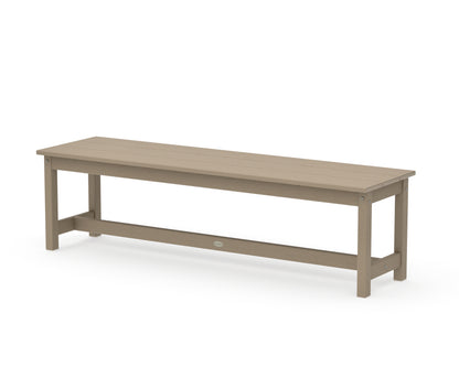 POLYWOOD 60" Planter Bench in Vintage Sahara