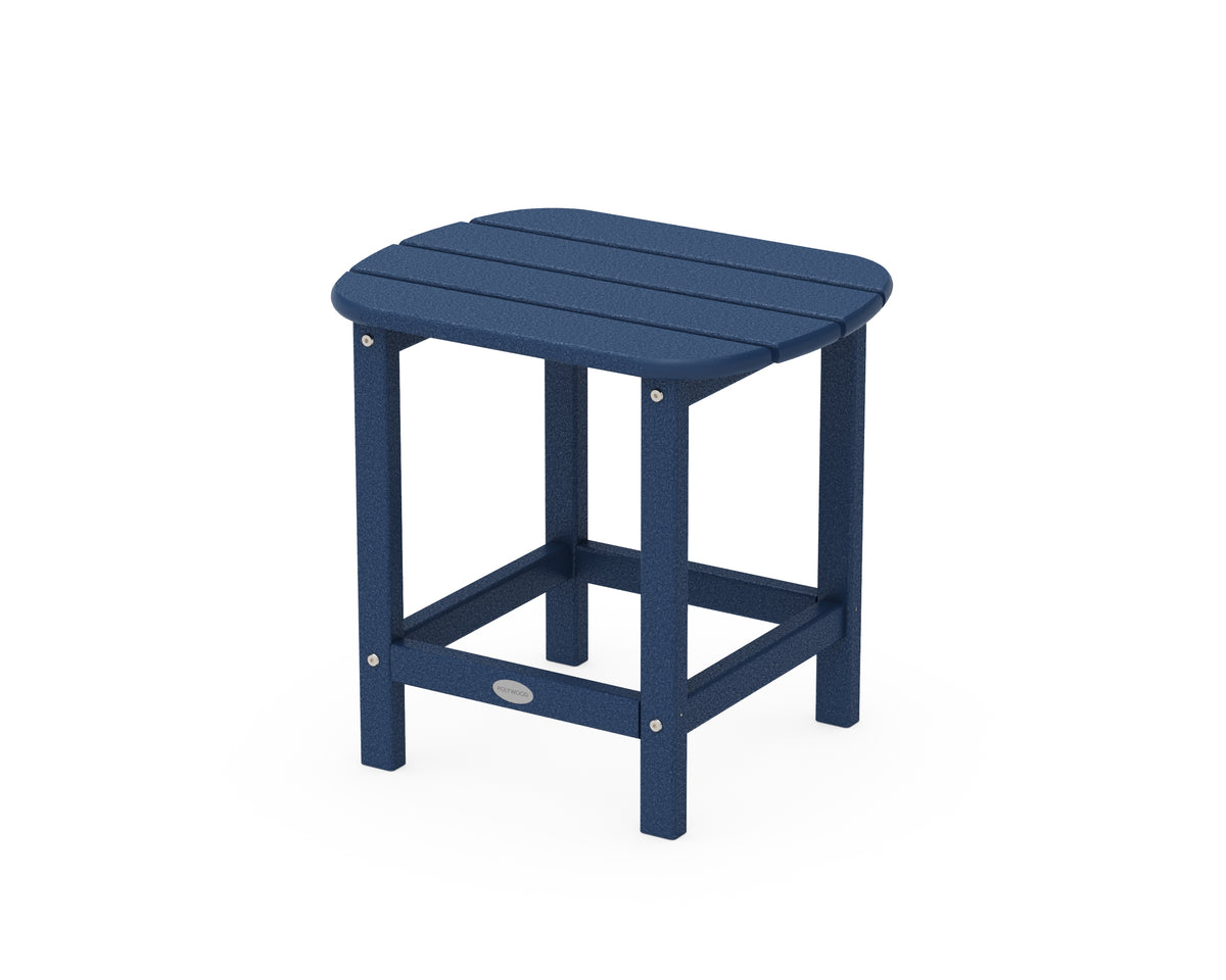 POLYWOOD South Beach 18" Side Table in Navy