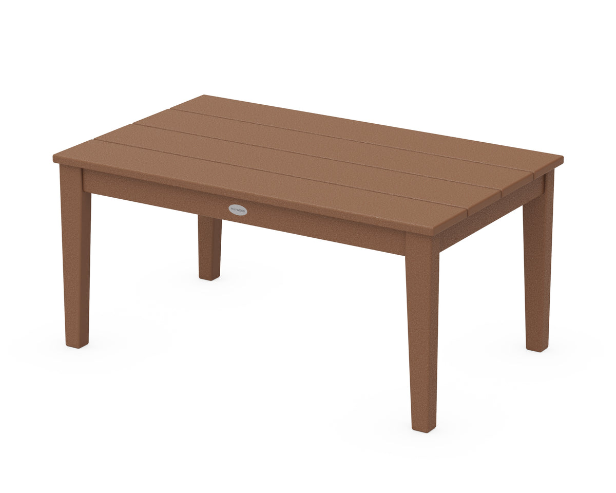POLYWOOD Newport 22" x 36" Coffee Table in Teak