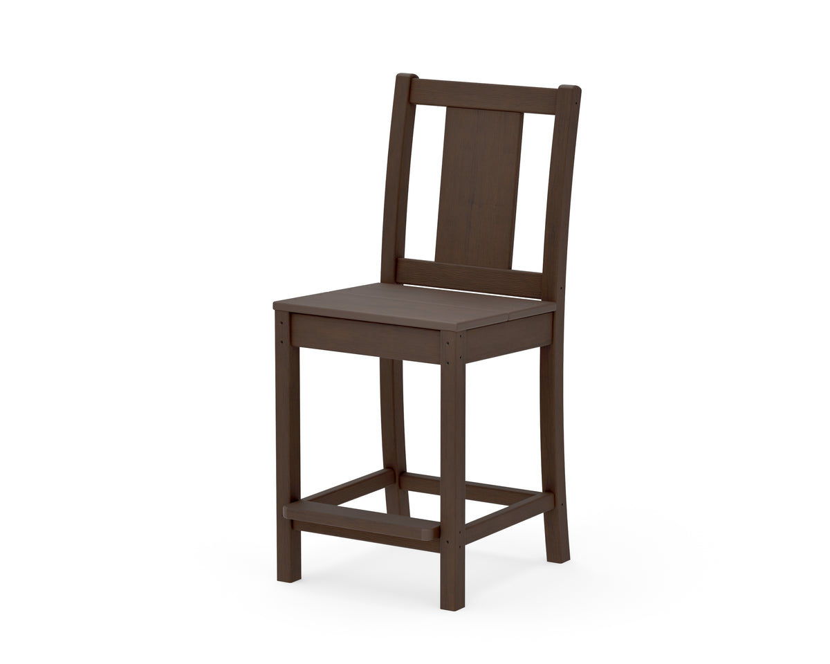 POLYWOOD Prairie Counter Side Chair in Kona