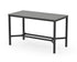 POLYWOOD Main Street 36 x 72 Bar Table in Black / Slate Grey