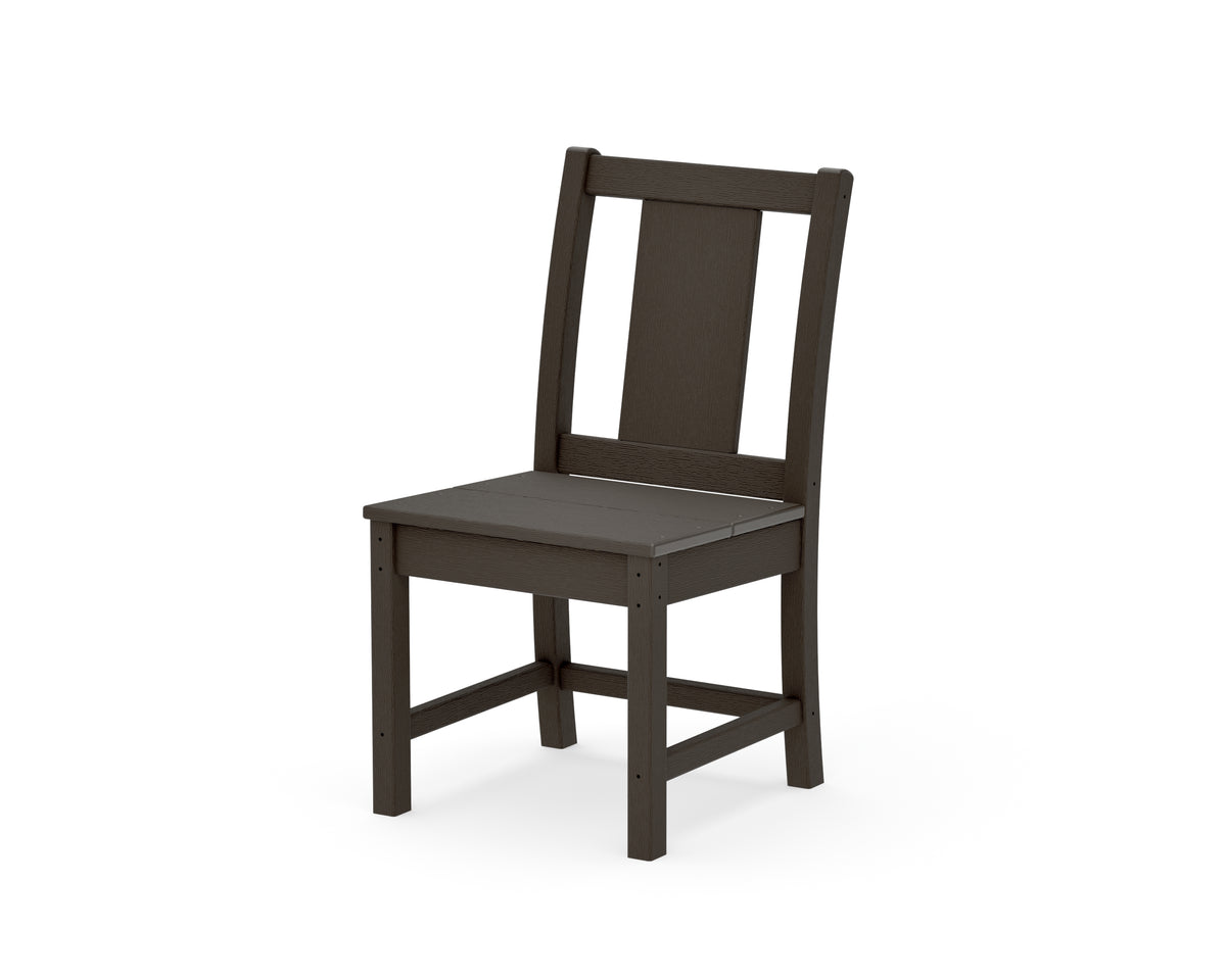 POLYWOOD Prairie Dining Side Chair in Vintage Coffee