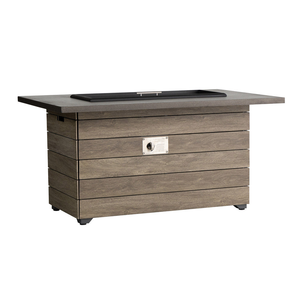 Lloyd Flanders Frontier 50" Rectangular Fire Table, lifestyle photo 3
