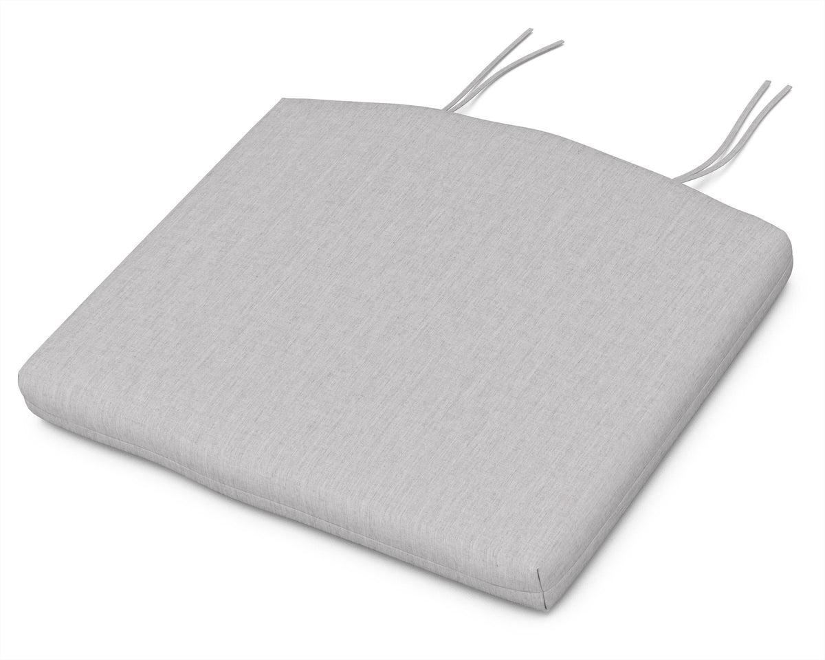 POLYWOOD Standard Seat Cushion 17"D x 20.5"W x 2.5"H in Granite
