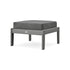 POLYWOOD Braxton Deep Seating Ottoman in Slate Grey / Ash Charcoal