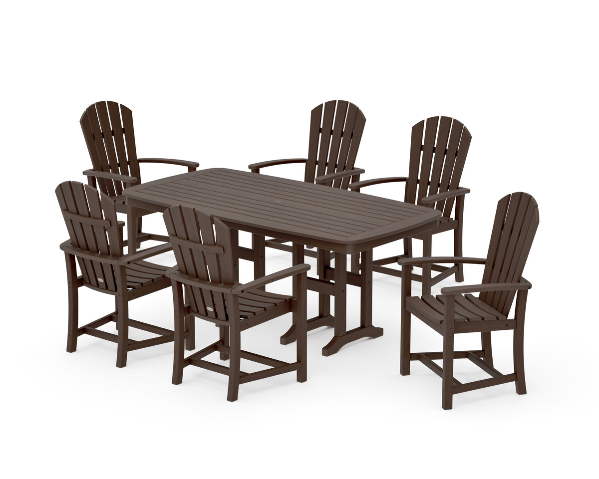 POLYWOOD Palm Coast 7-Piece Dining Set in Kona