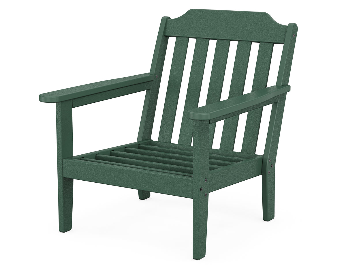 POLYWOOD Country Living Cottage Deep Seating Chair Frame in Green