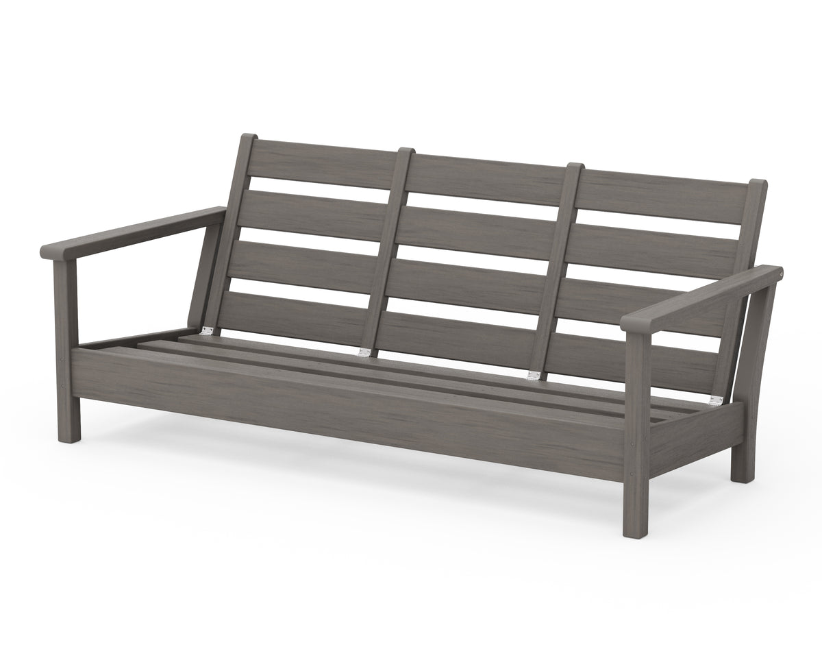 POLYWOOD Harbour Sofa Frame in Driftwood