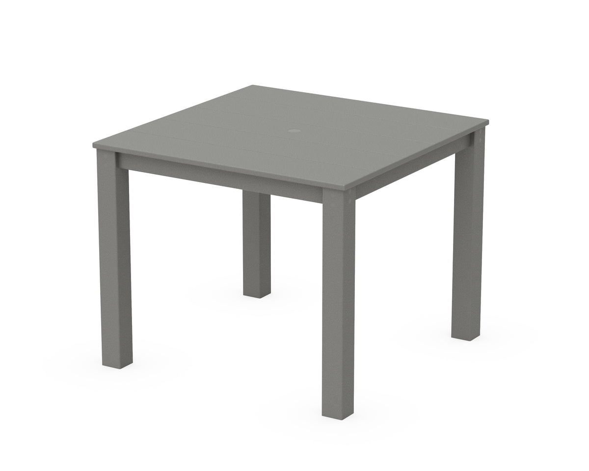 POLYWOOD Parsons 38" X 38" Dining Table in Slate Grey