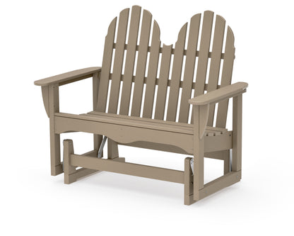 POLYWOOD Classic Adirondack 48" Glider in Vintage Sahara