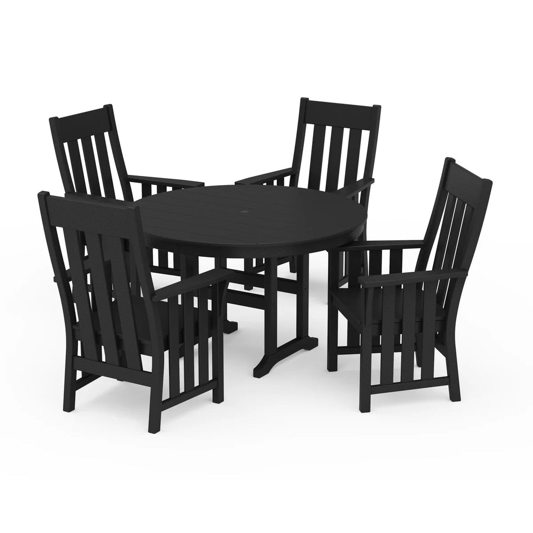 POLYWOOD Acadia 5-Piece Farmhouse Dining Set