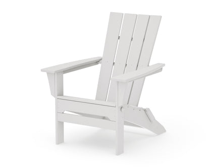 POLYWOOD Quattro Folding Adirondack in Vintage White