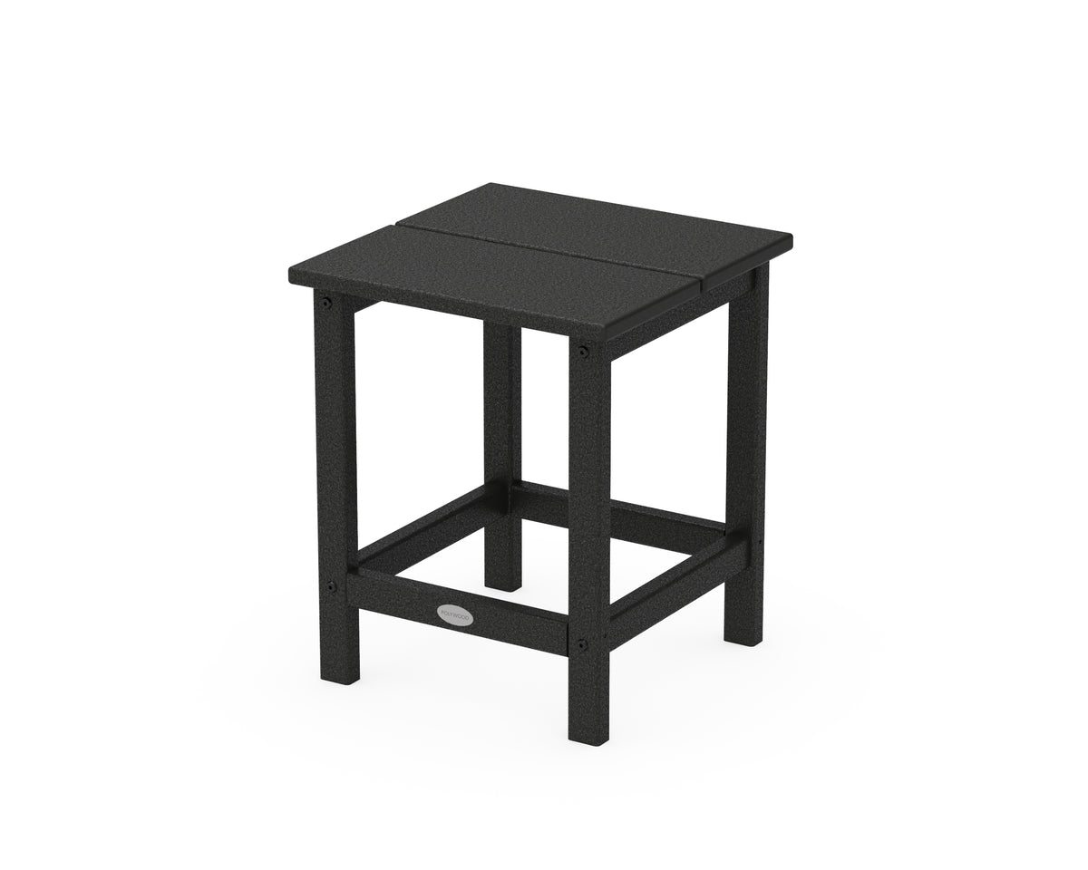 POLYWOOD Studio Square Side Table in Black