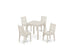 POLYWOOD Vineyard Kids 5-Piece Dining Set in Sand