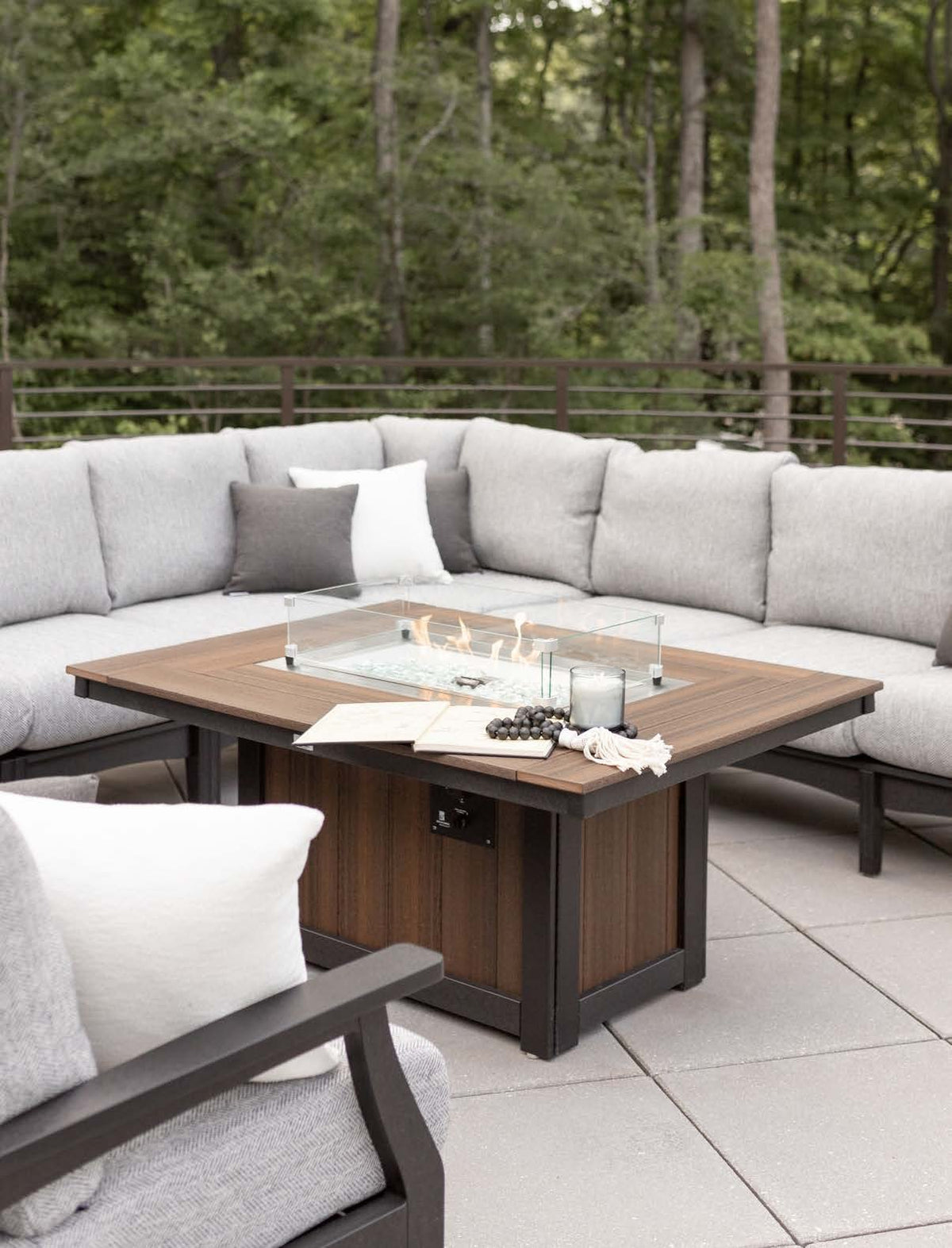 Berlin Gardens 42" x 54" Rectangular Fire Pit / Table Cover