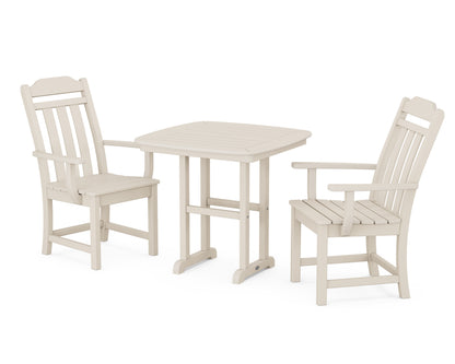POLYWOOD Cottage 3-Piece Dining Set in Sand