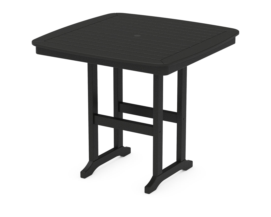 POLYWOOD Nautical 44" Counter Table in Black
