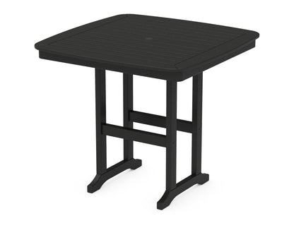 POLYWOOD Nautical 44" Counter Table in Black