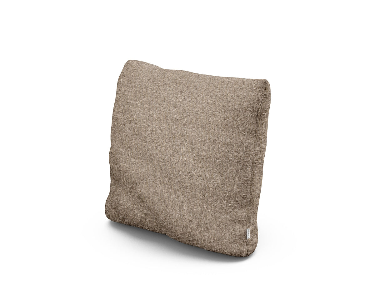 POLYWOOD 16" Outdoor Throw Pillow in Spiced Burlap
