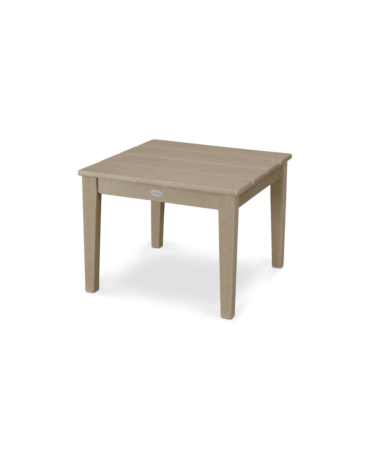POLYWOOD Newport 22" End Table in Vintage Sahara