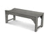 POLYWOOD Traditional Garden 48" Backless Bench in Slate Grey