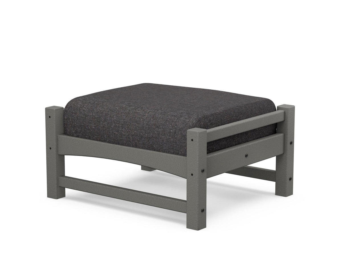 POLYWOOD Club Ottoman angle view