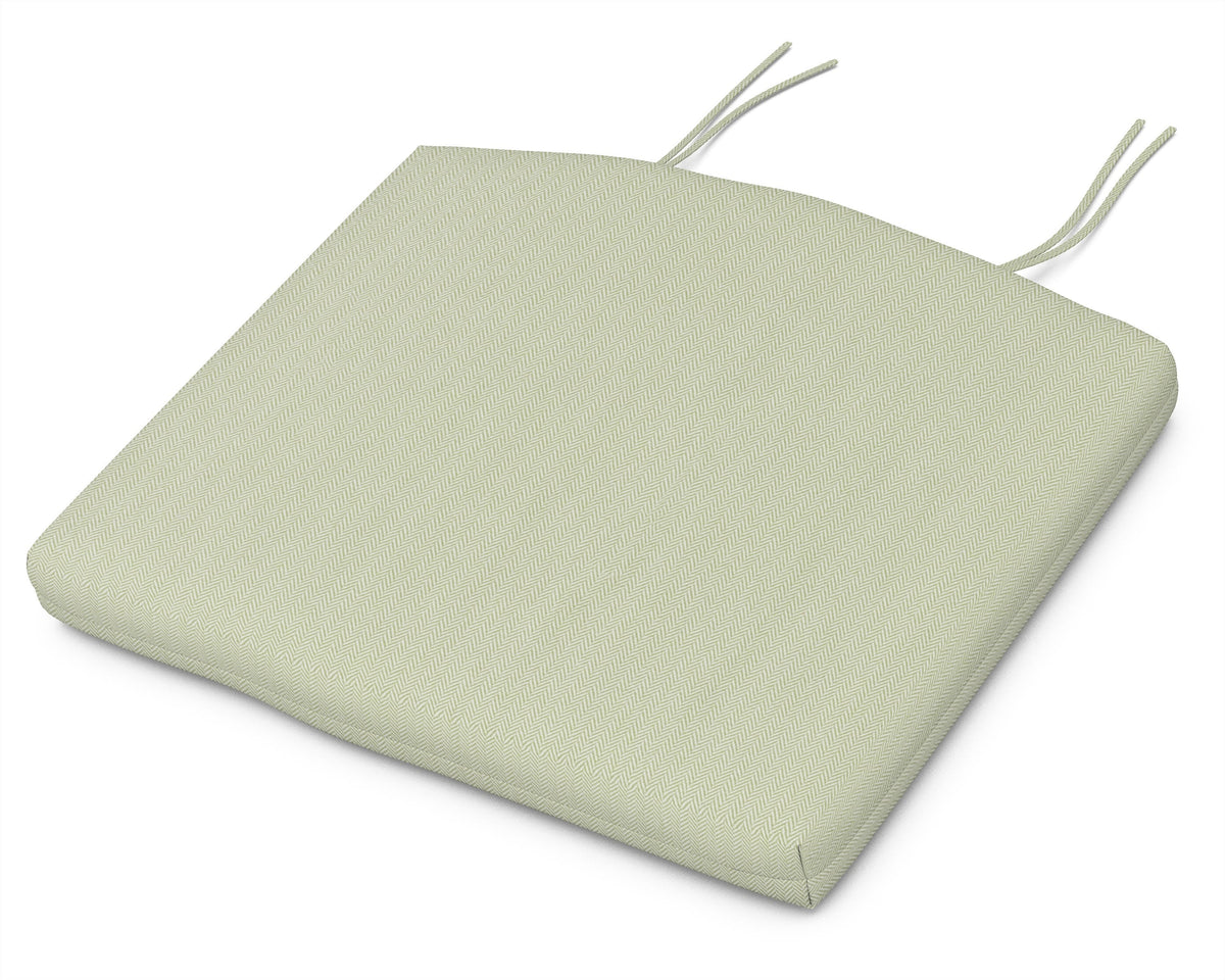 POLYWOOD Standard Seat Cushion 18.5"D x 24"W x 2.5"H in Primary Colors Pistachio