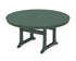 POLYWOOD Nautical Trestle 60" Round Dining Table in Green