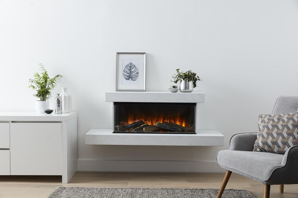 British Fires Brockenhurst Electric Fireplace Suite