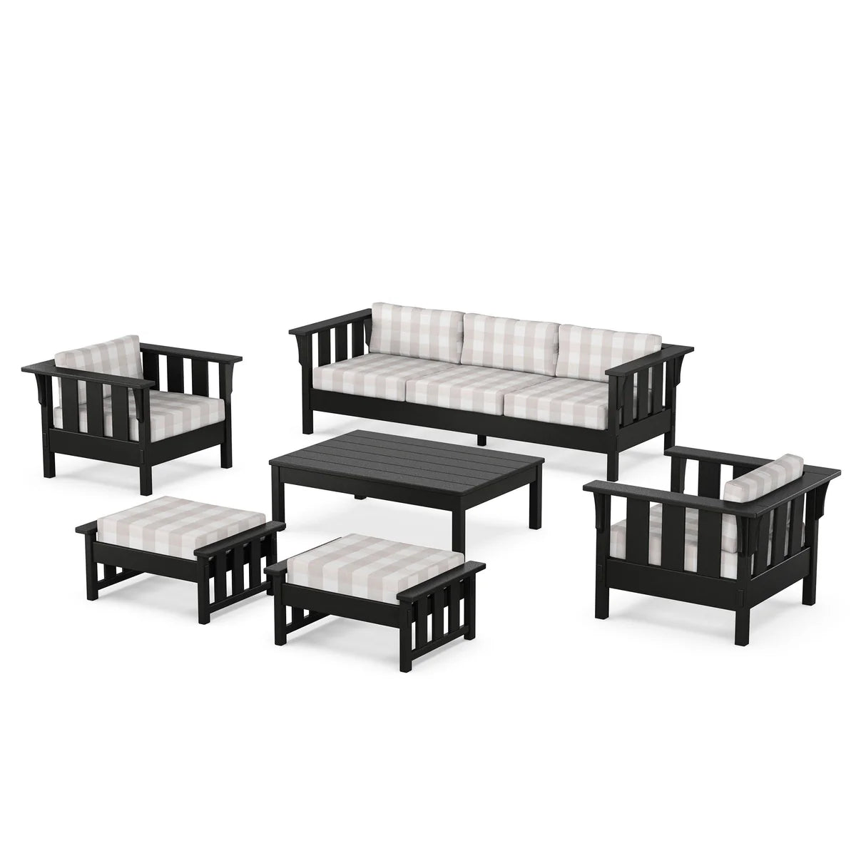 POLYWOOD Acadia 6-Piece Lounge Sofa Set