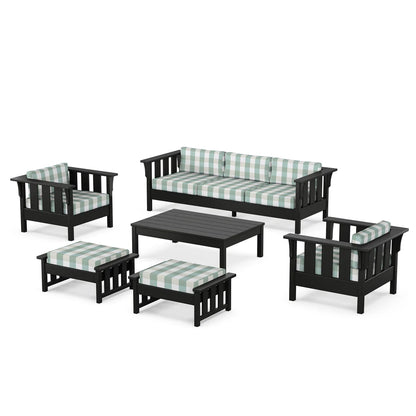 POLYWOOD Acadia 6-Piece Lounge Sofa Set