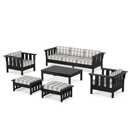 POLYWOOD Acadia 6-Piece Lounge Sofa Set