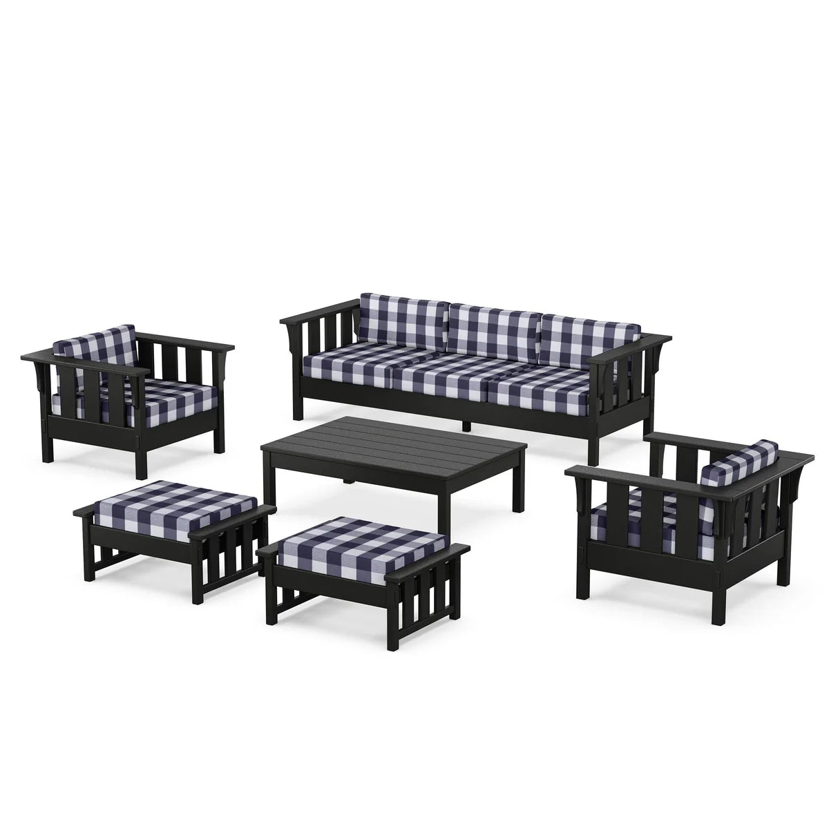 POLYWOOD Acadia 6-Piece Lounge Sofa Set