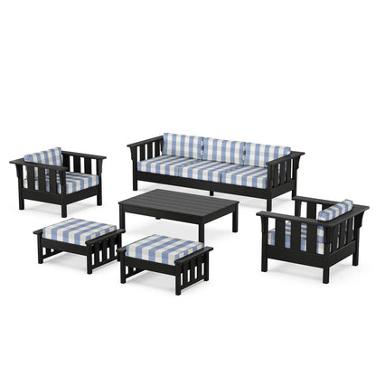 POLYWOOD Acadia 6-Piece Lounge Sofa Set