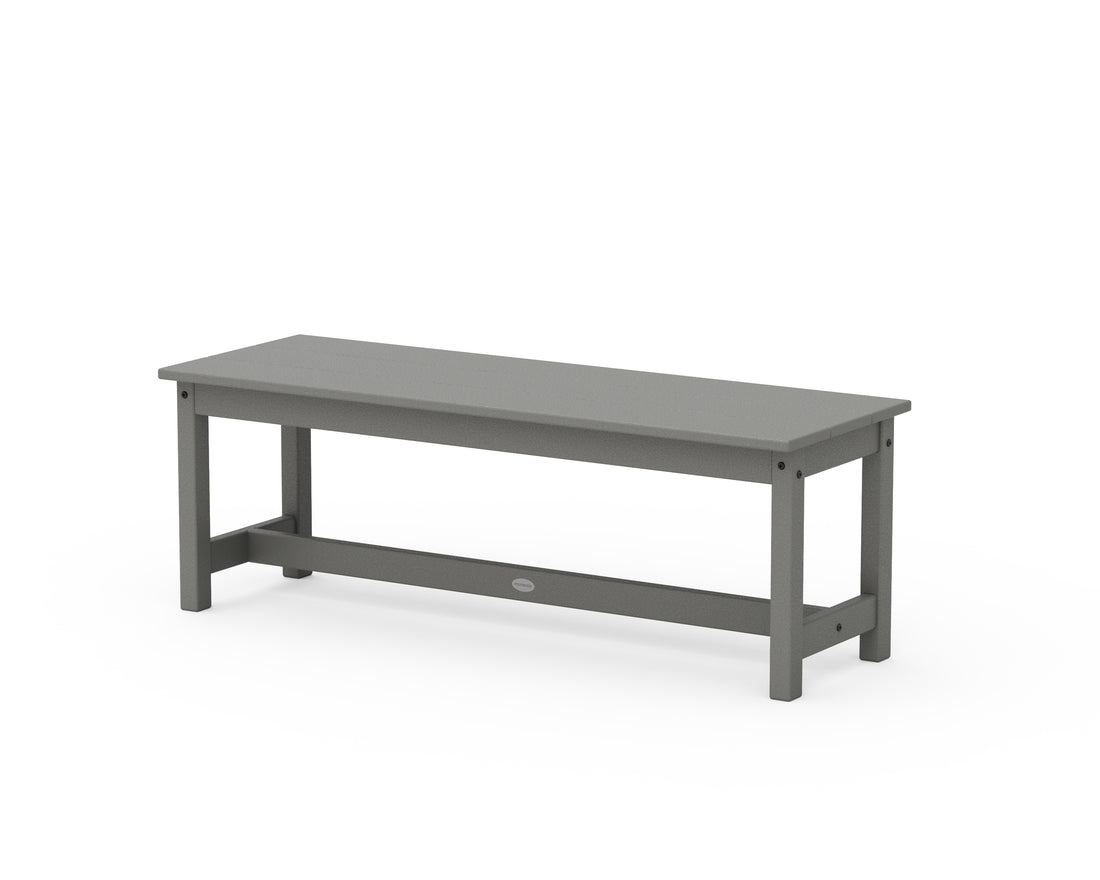 POLYWOOD 48" Planter Bench in Slate Grey