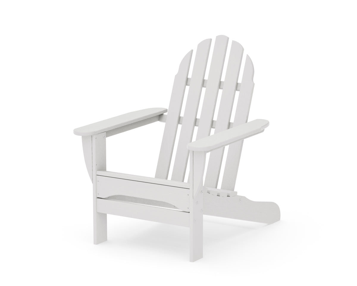 POLYWOOD Classic Adirondack Chair in Vintage White