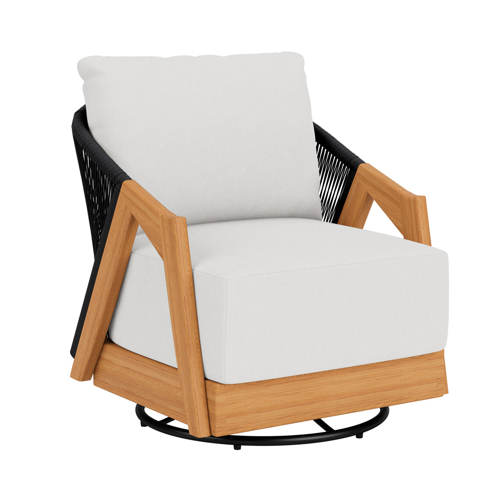 Lloyd Flanders Alpine Swivel Lounge Chair, lifestyle photo 1