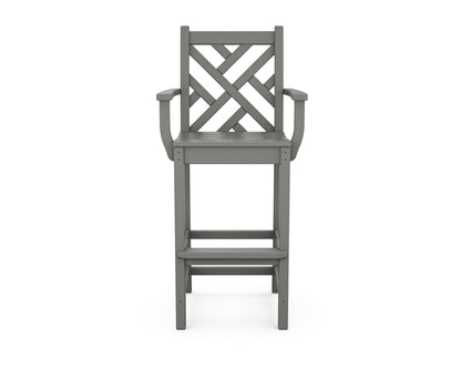 POLYWOOD Chippendale Bar Arm Chair angle view