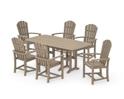 POLYWOOD Palm Coast 7-Piece Dining Set in Vintage Sahara