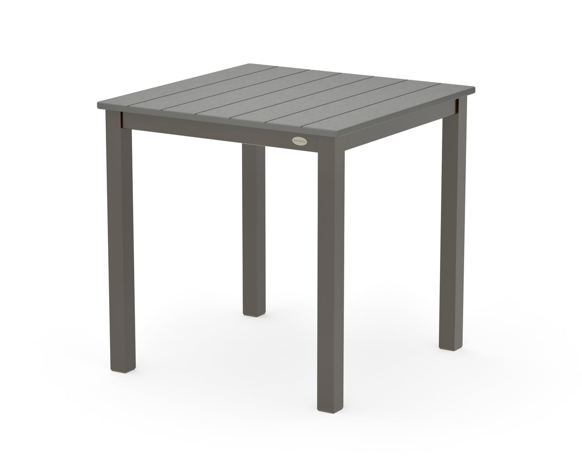 POLYWOOD Main Street 30 x 30 Dining Table in Bronze / Slate Grey