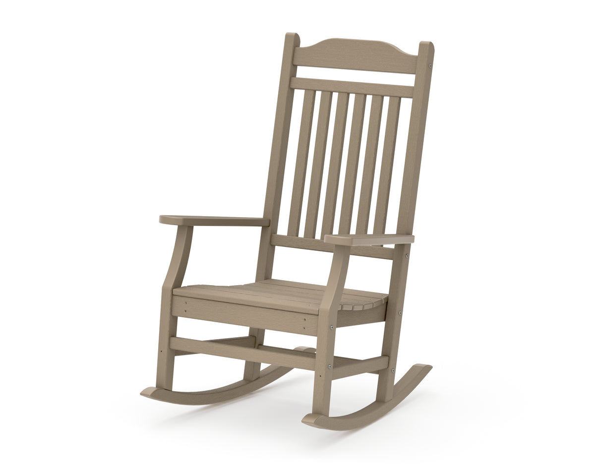 POLYWOOD Cottage Rocking Chair in Vintage Sahara