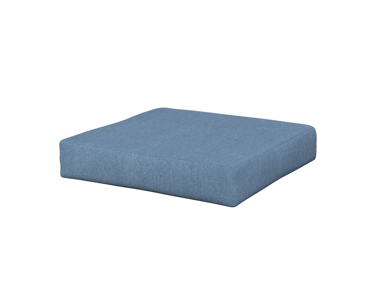 POLYWOOD Prescott Ottoman Cushion in Sky Blue