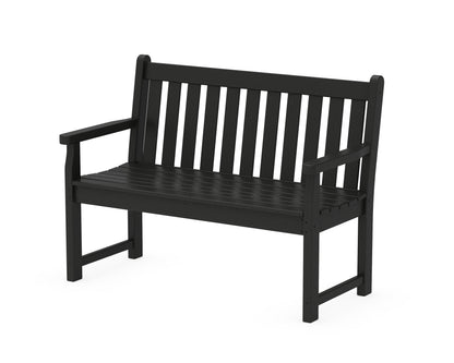 POLYWOOD Traditional Garden 48" Bench in Black