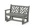 POLYWOOD Chippendale 48" Glider in Slate Grey
