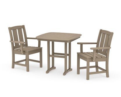 POLYWOOD Mission 3-Piece Dining Set in Vintage Sahara