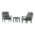 POLYWOOD Prairie 3-Piece Deep Seating Set in Green