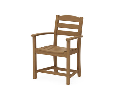 POLYWOOD La Casa Café Dining Arm Chair in Natural