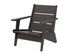 POLYWOOD Riviera Modern Lounge Chair Frame in Vintage Coffee