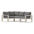 POLYWOOD EDGE 4-Piece Modular Deep Seating Set in Sand