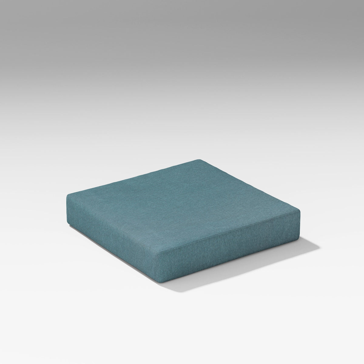 POLYWOOD PW Designer Series Latitude Modular Ottoman Seat Cushion in Ocean Teal
